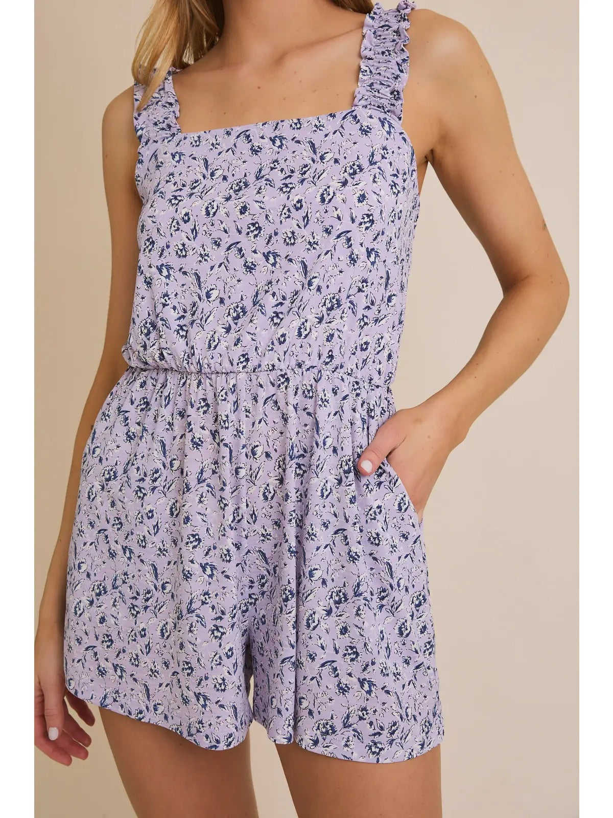 Lavender Fields Romper