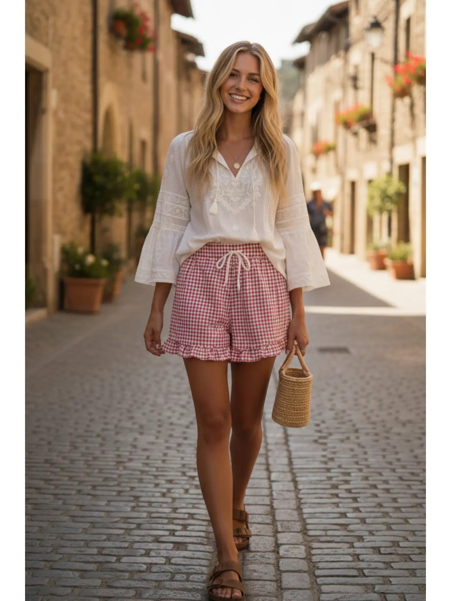 Picnic Crush Ruffle Shorts