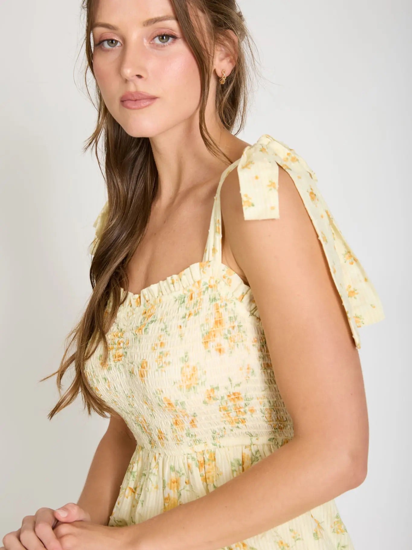 Sunlit Garden Midi Dress