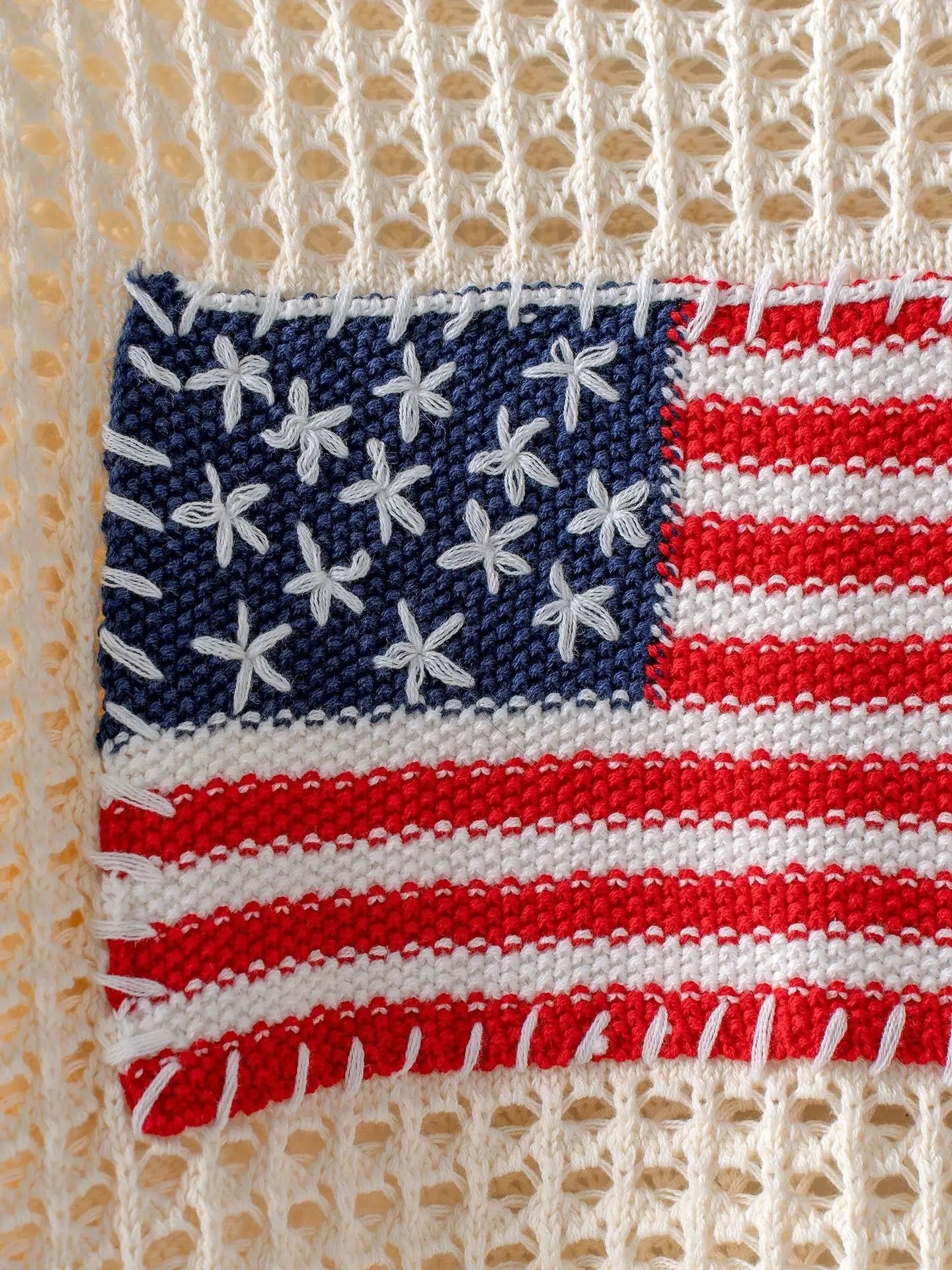 American Honey Crochet Sweater