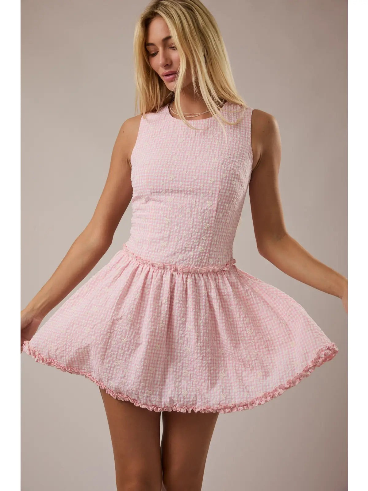 Picnic in Bloom Mini Dress