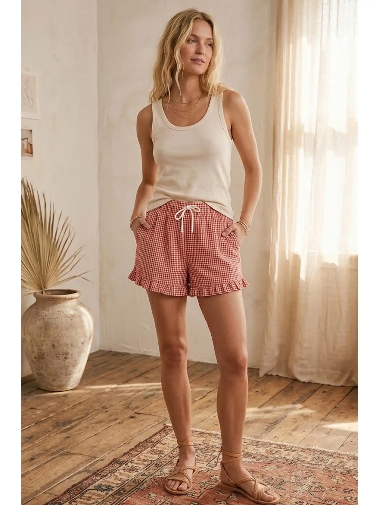 Picnic Crush Ruffle Shorts