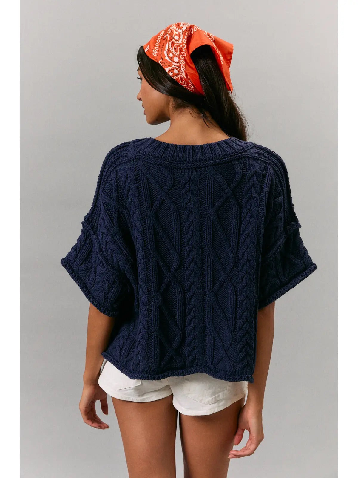 Midnight Cable Knit