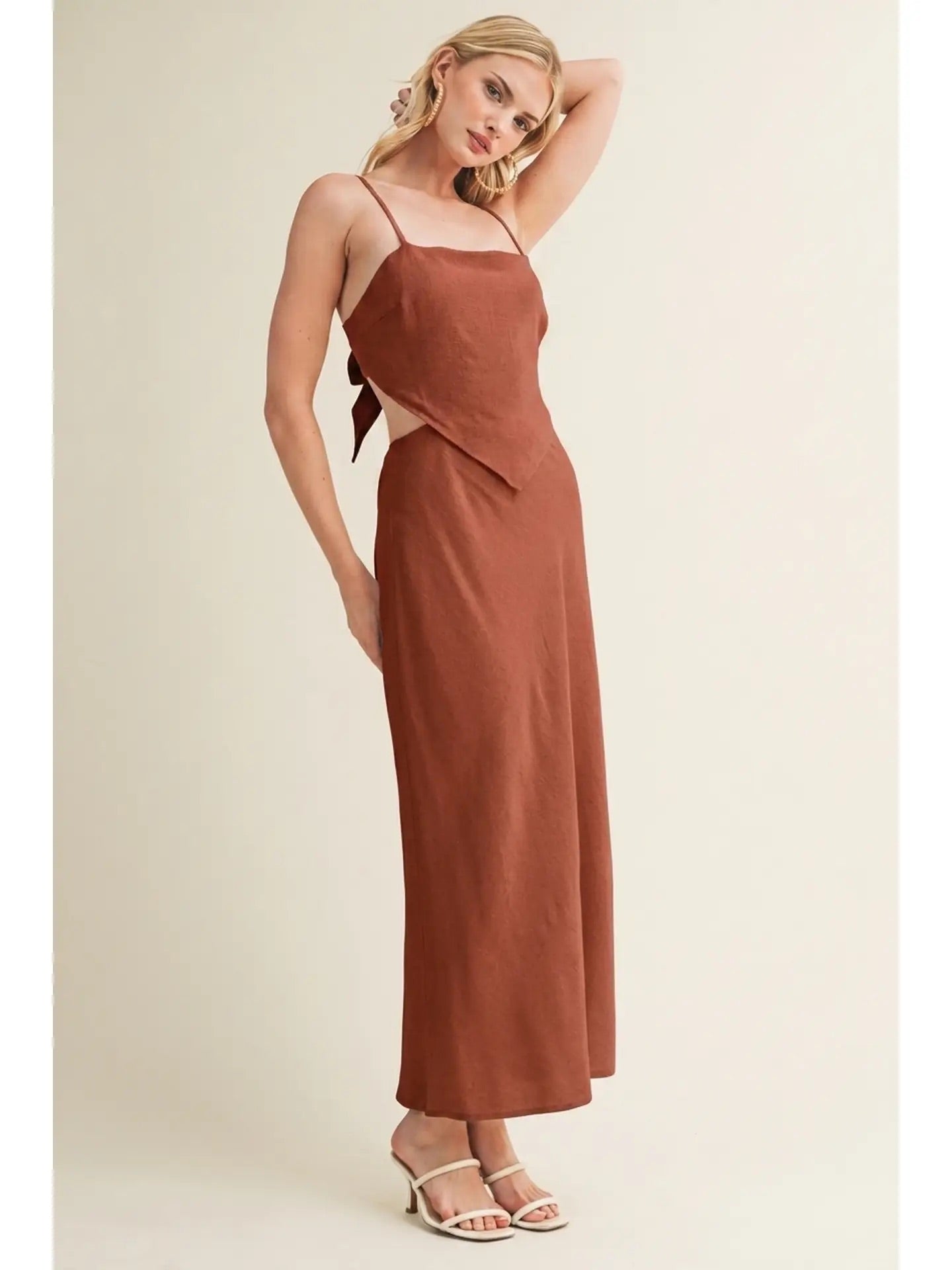 Ember Elegance Maxi Dress