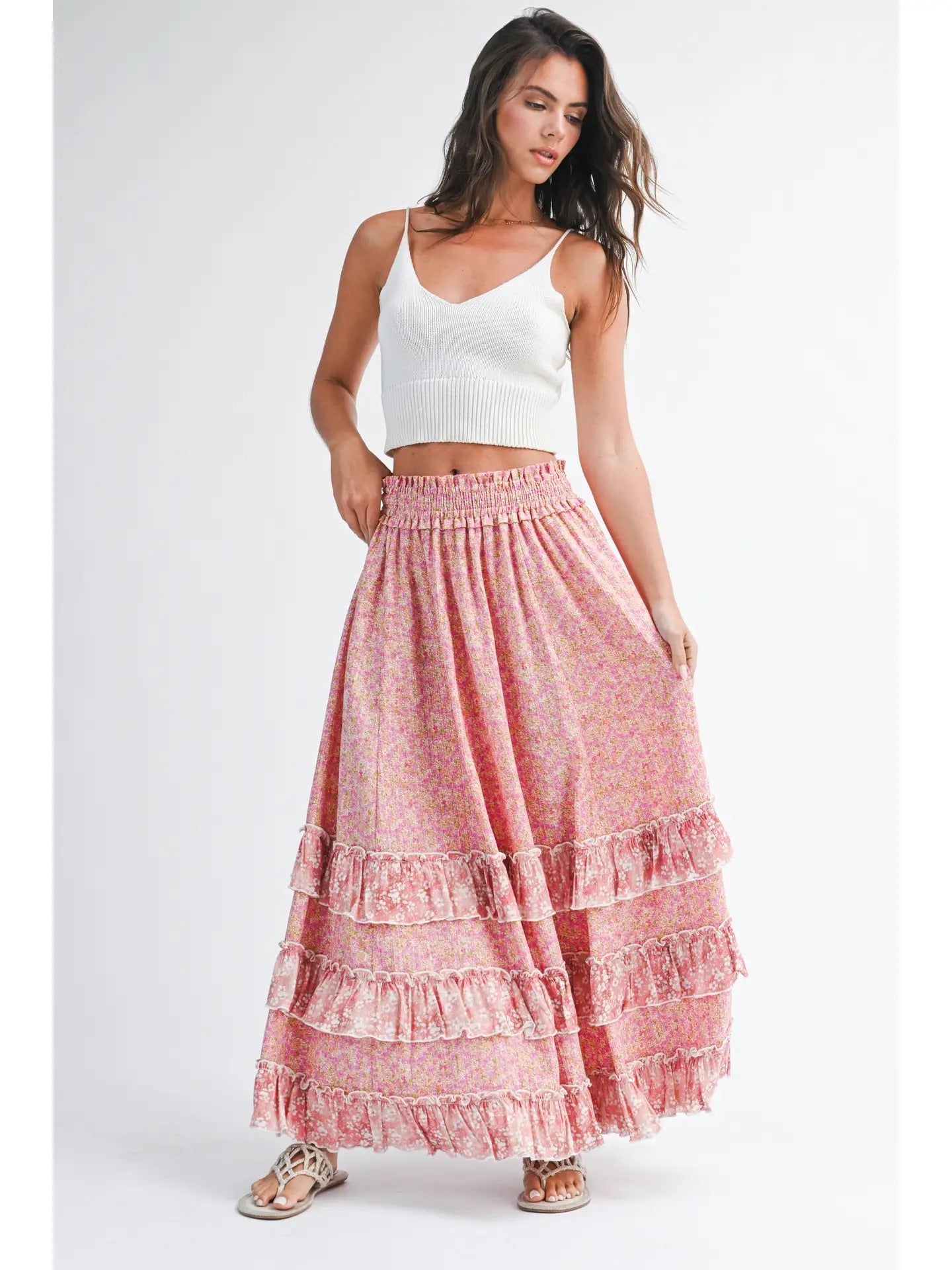 Wildflower Waltz Maxi Skirt