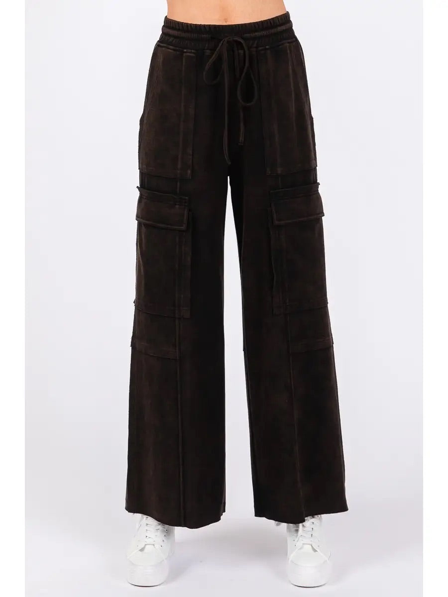 Precious Cargo Mineral Washed lounge Pants