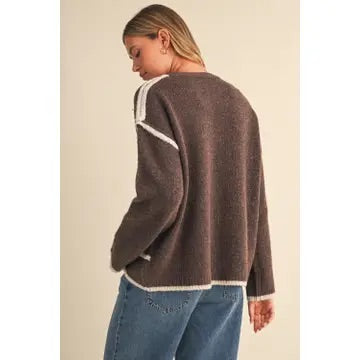 Cocoa Contrast Sweater