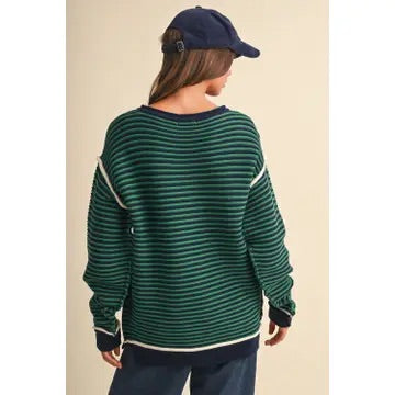 The Evergreen Stripe Sweater