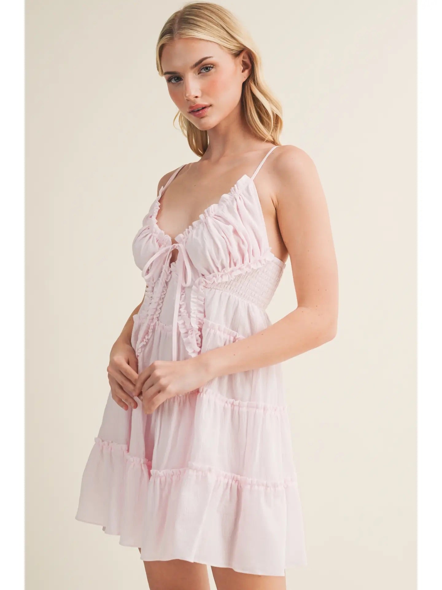 Sweet Peony Mini Dress