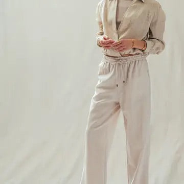 Oat & About Linen Pants