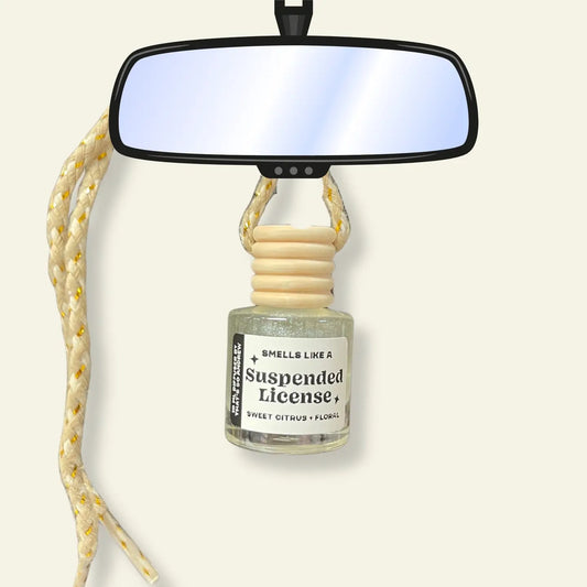 Suspended License Car Diffuser