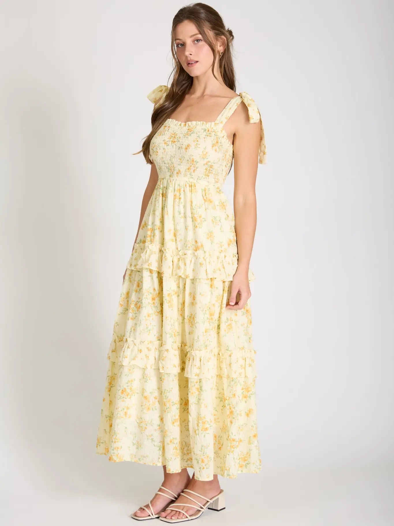 Sunlit Garden Midi Dress