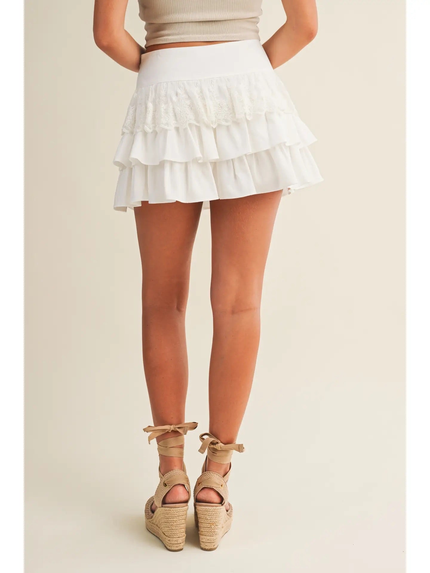 Flirt & Frill Lace Skort
