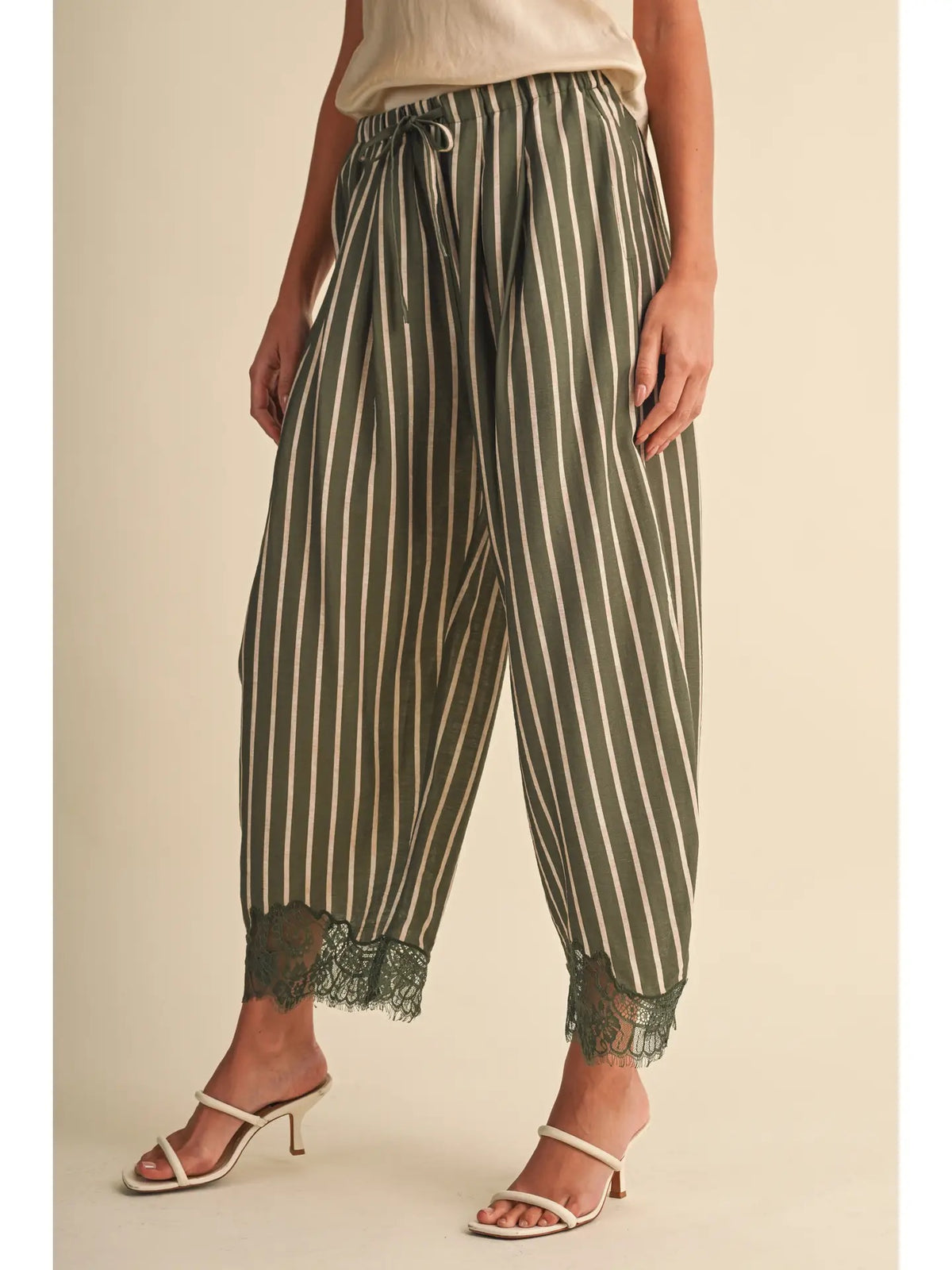The Olive You Lace Culottes