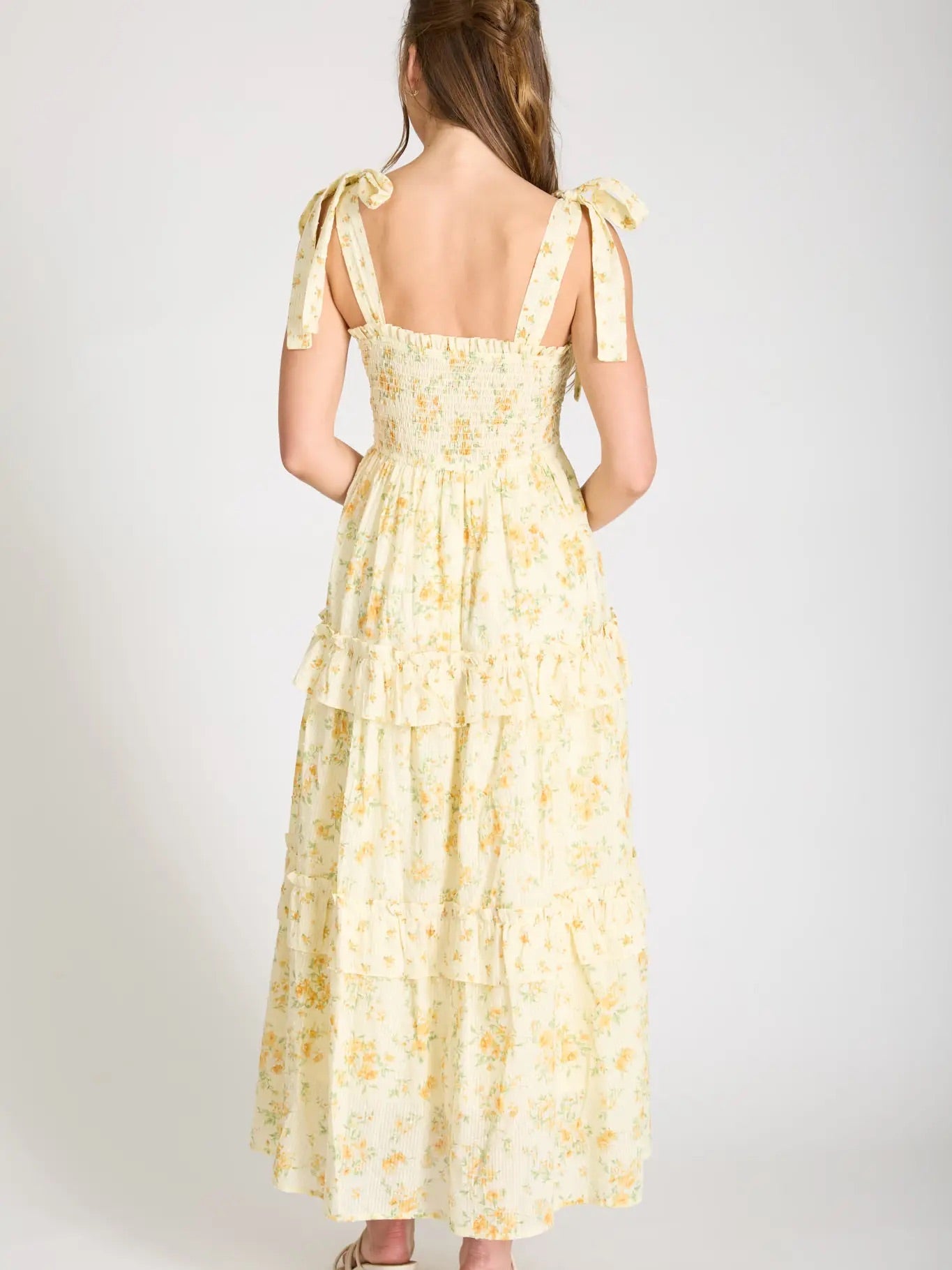 Sunlit Garden Midi Dress