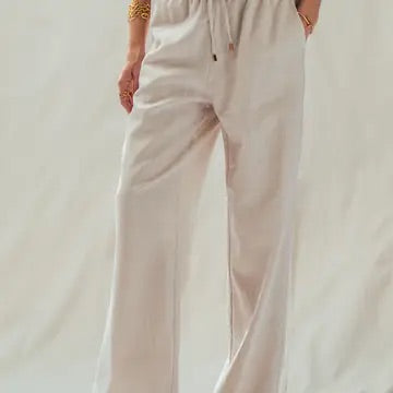 Oat & About Linen Pants