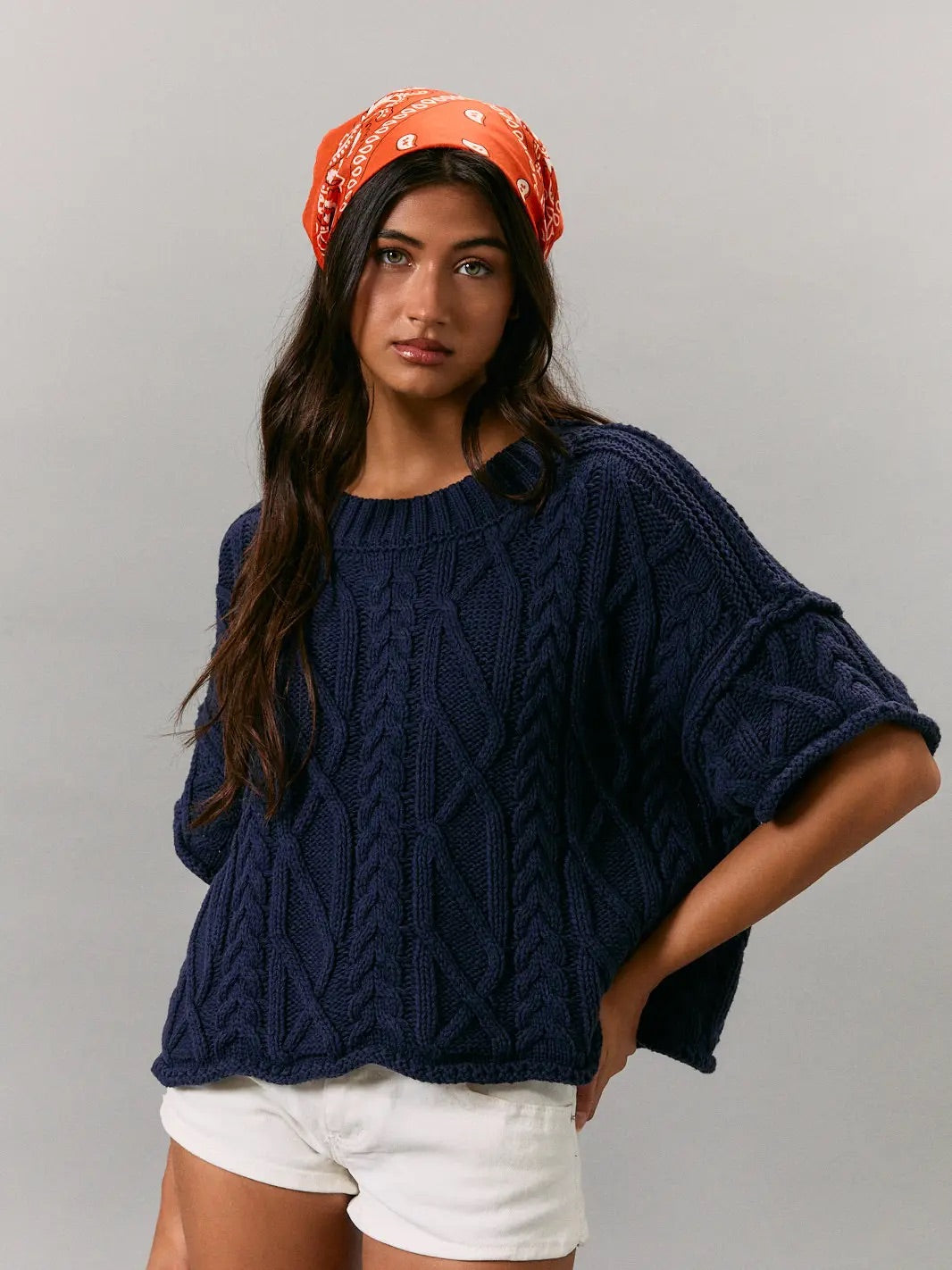 Midnight Cable Knit