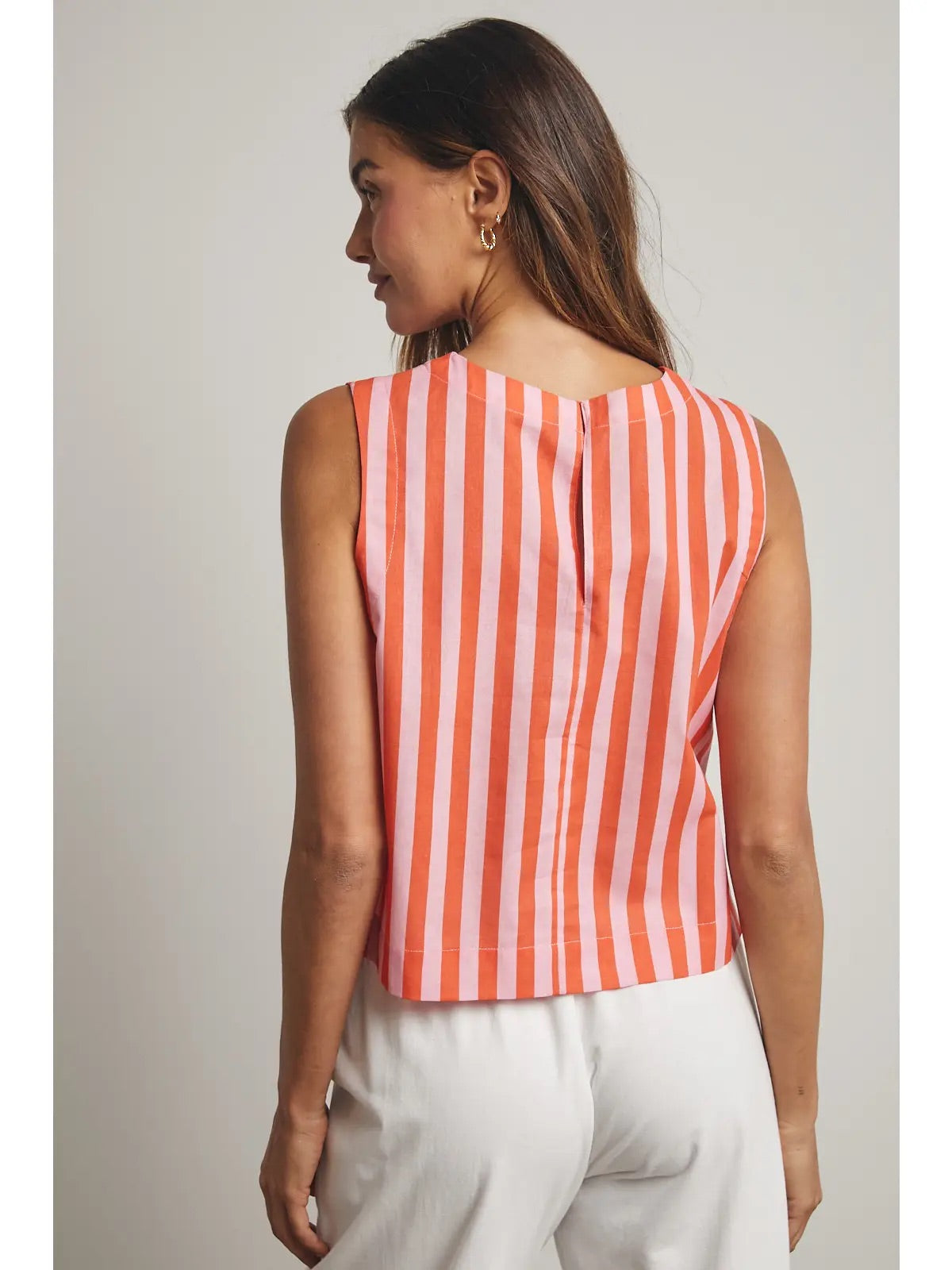 Coral Crush Striped Set