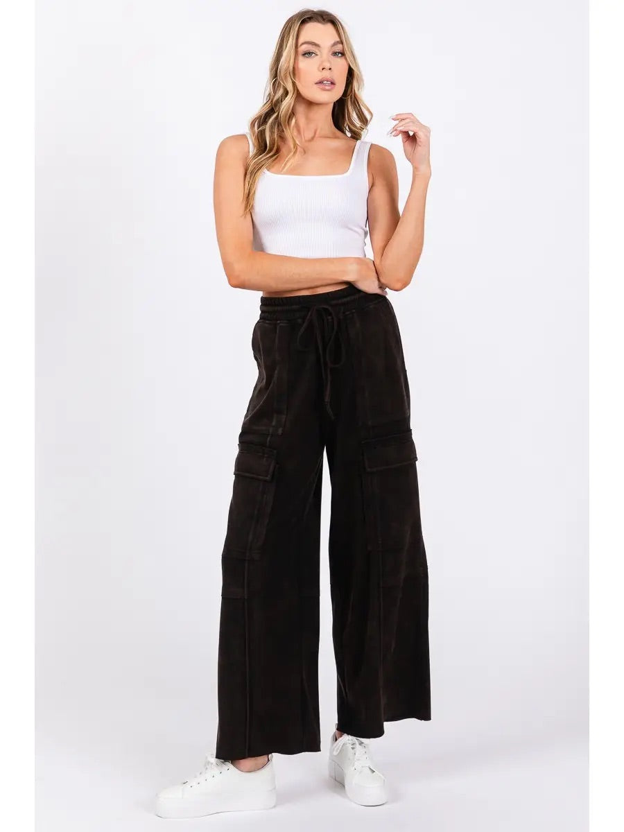 Precious Cargo Mineral Washed lounge Pants