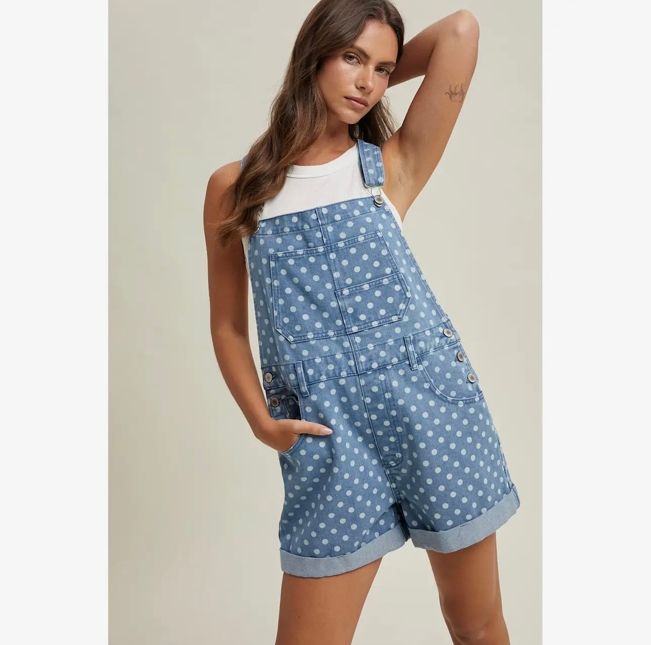 Dotty Darling Shortalls