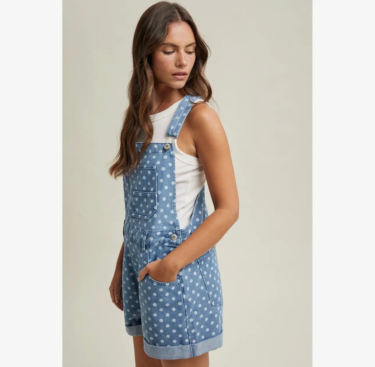 Dotty Darling Shortalls