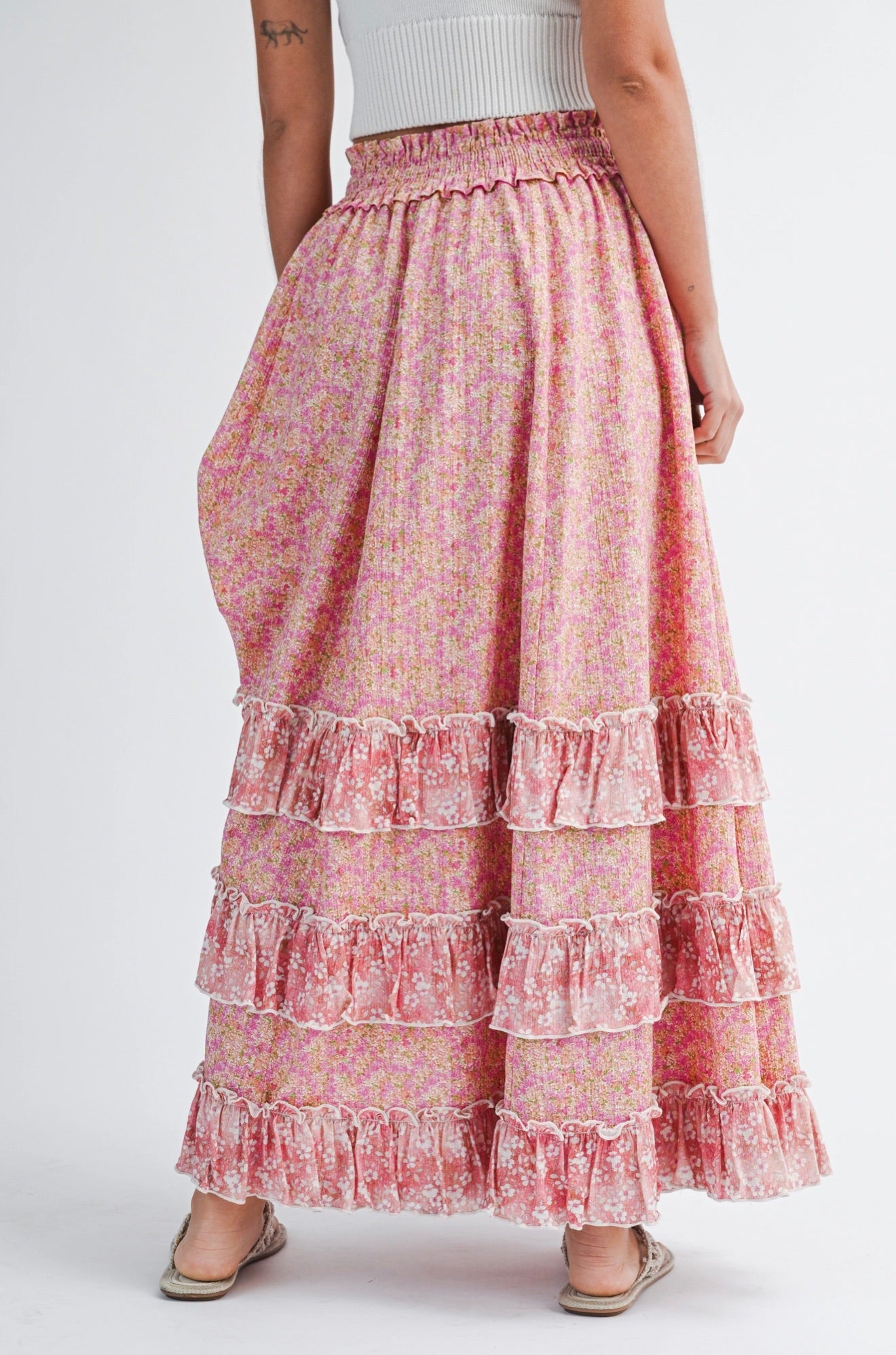 Wildflower Waltz Maxi Skirt
