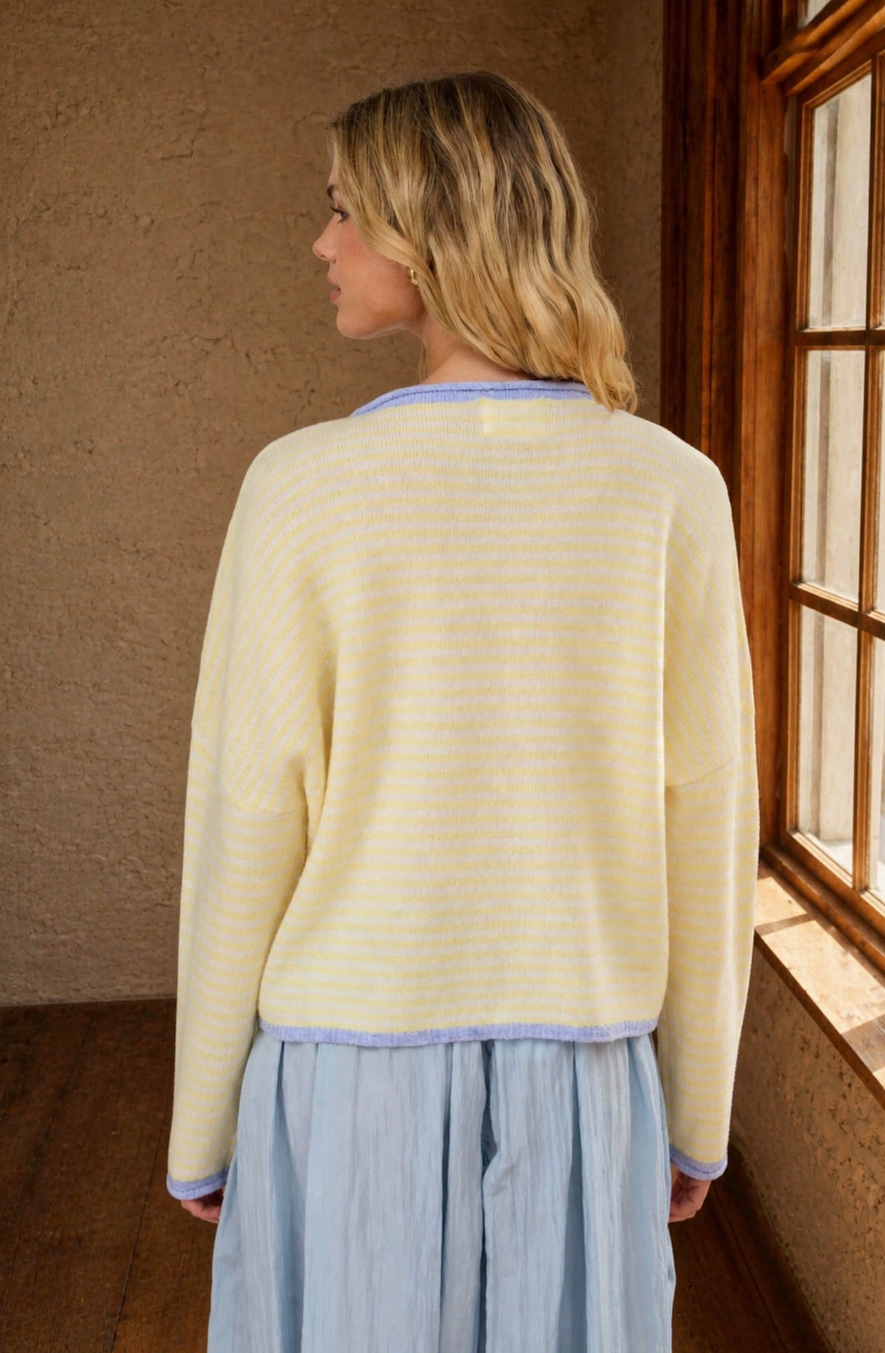 Butter in Blue Cardigan