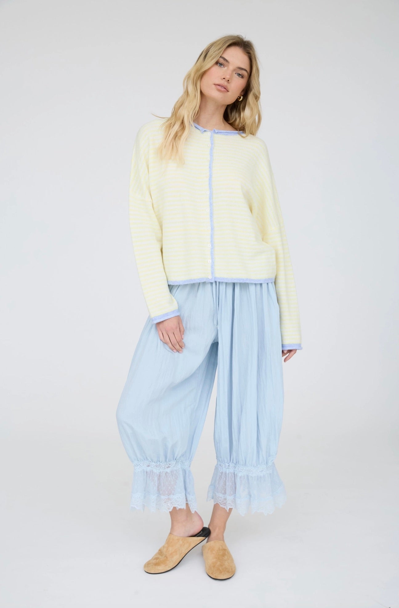Butter in Blue Cardigan