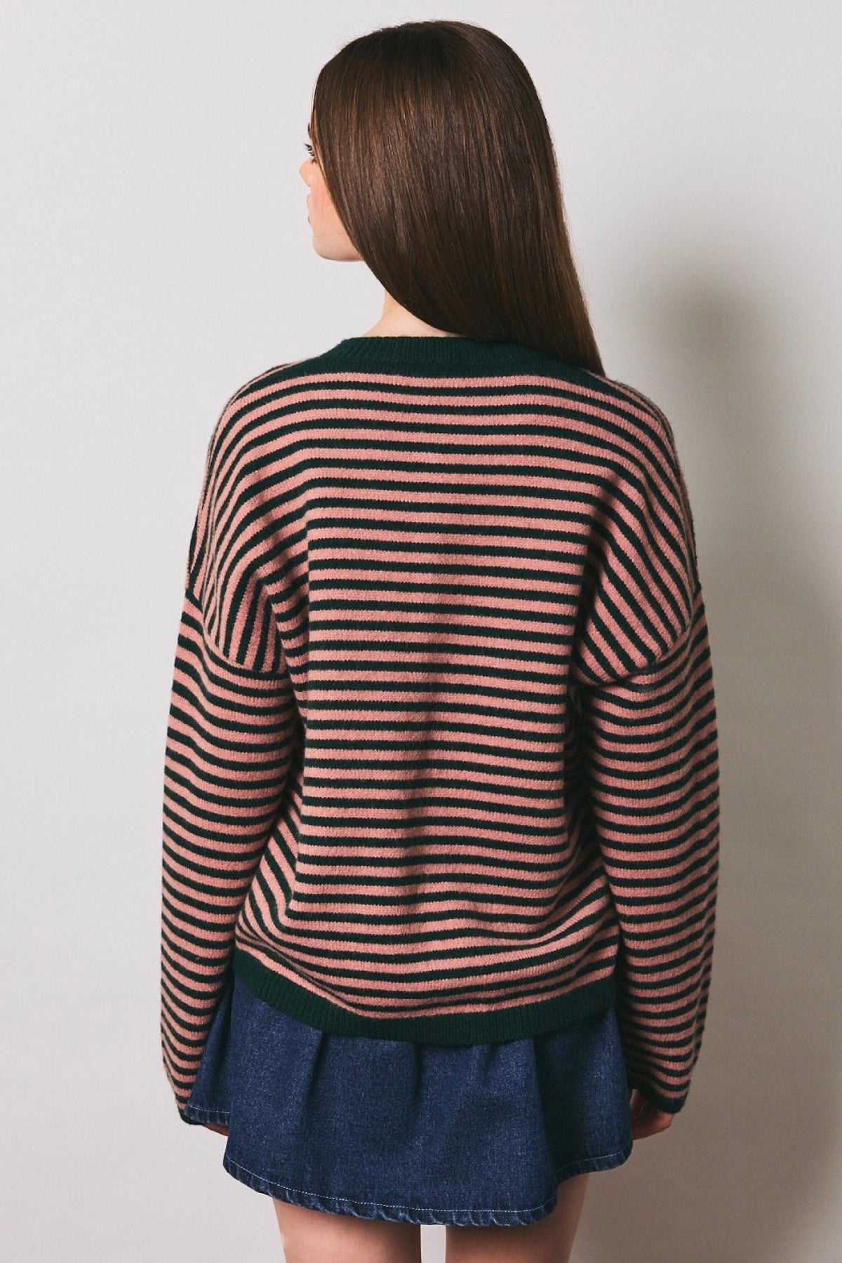 Rosewood Stripe Cardigan