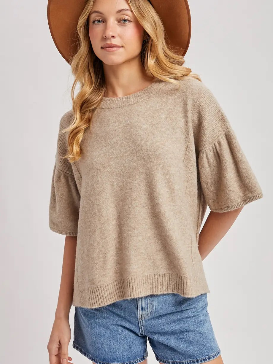 Cafe Comfort Sweater Top