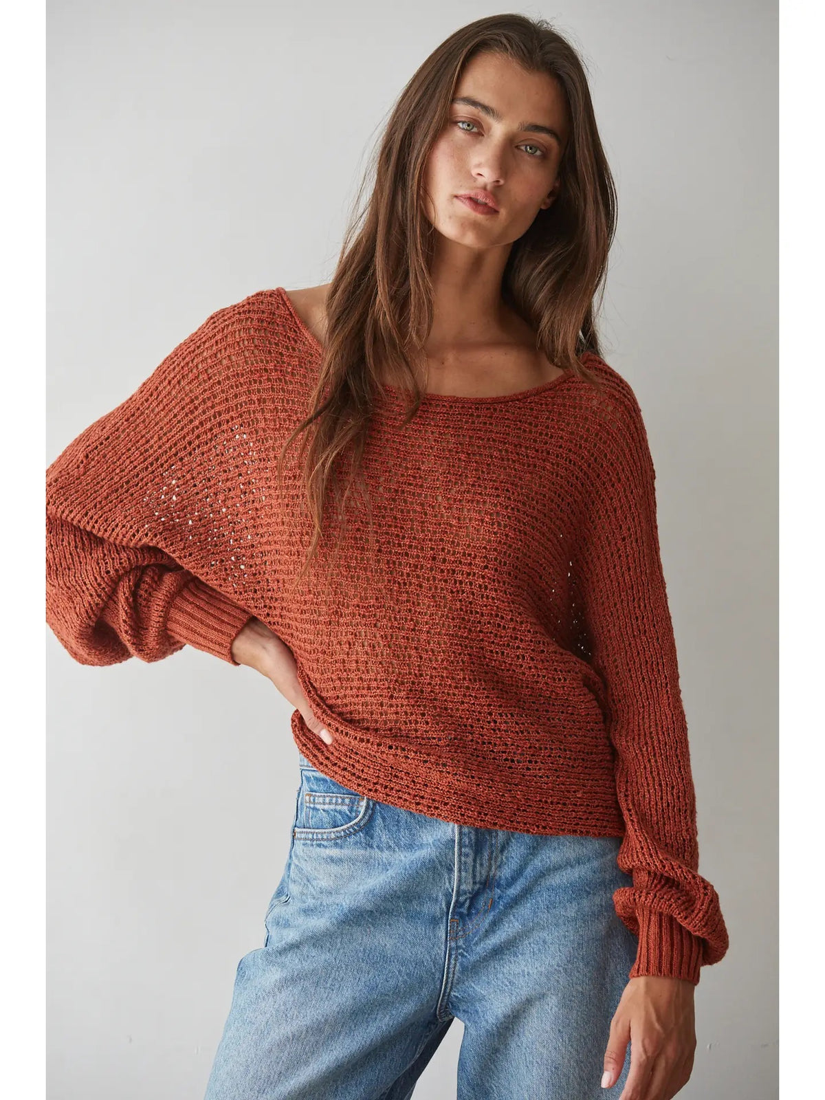 Ginger Spice Knit Top