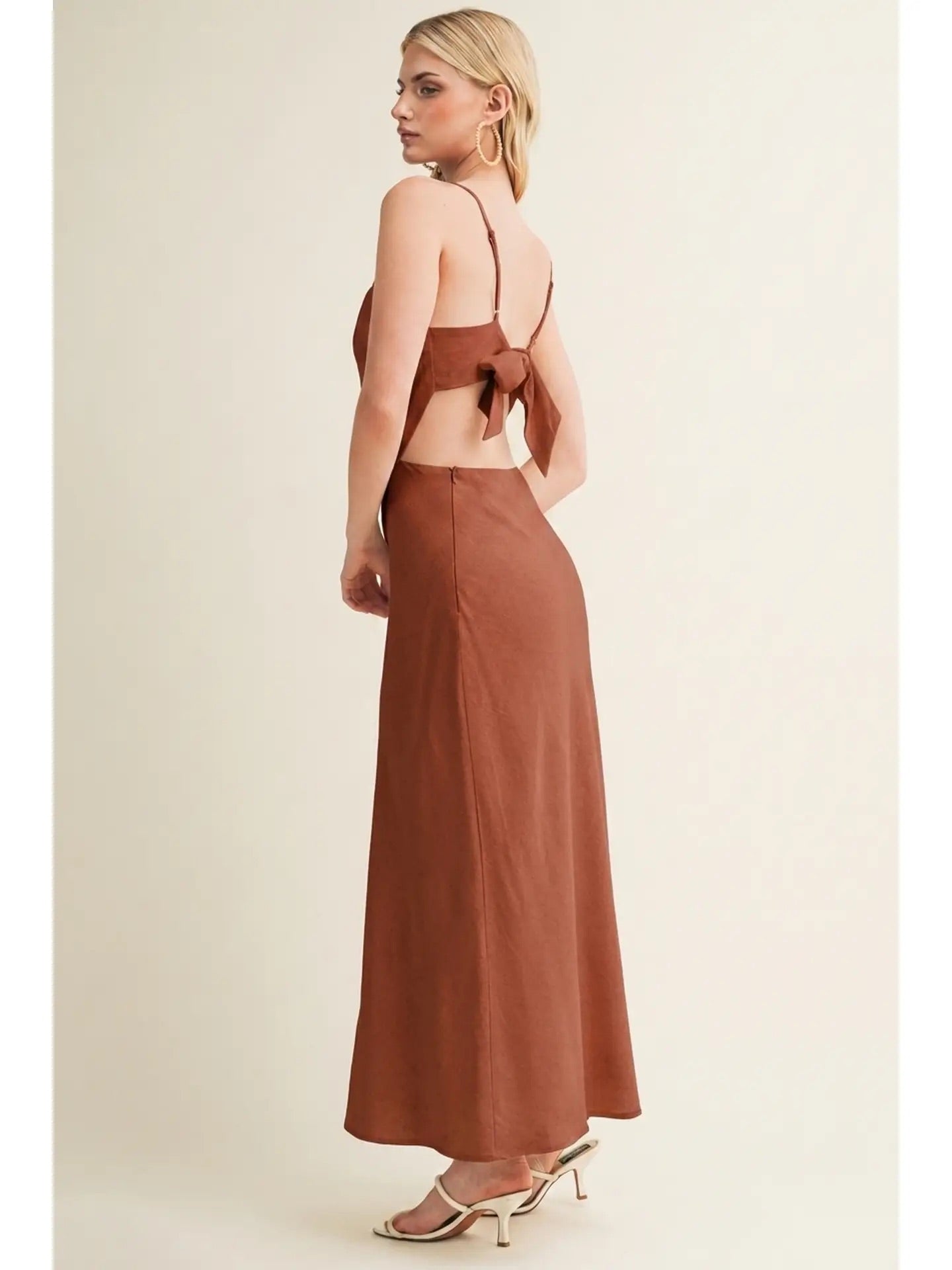 Ember Elegance Maxi Dress