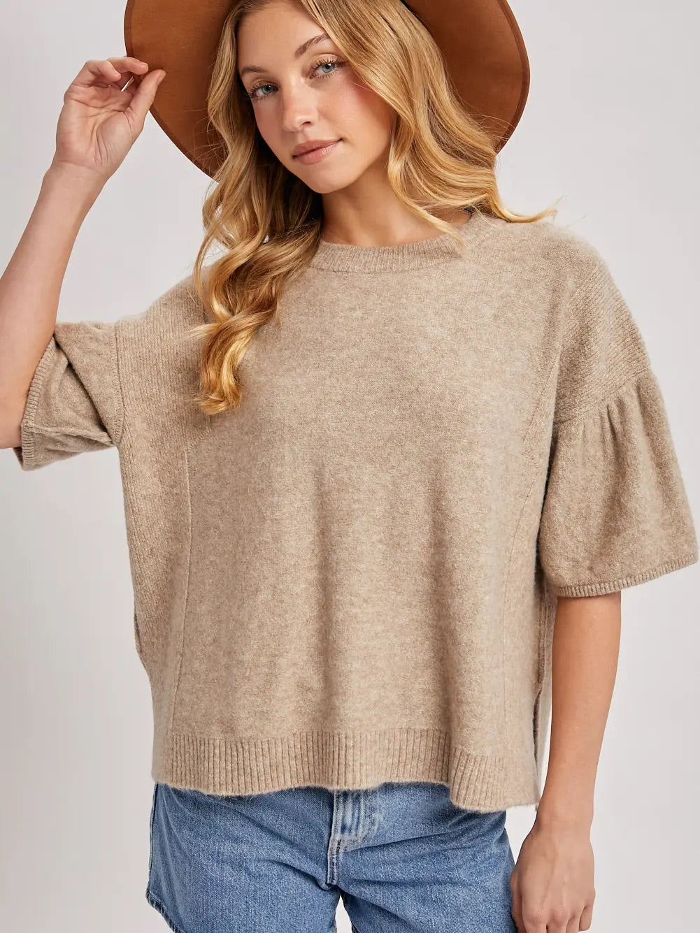 Cafe Comfort Sweater Top