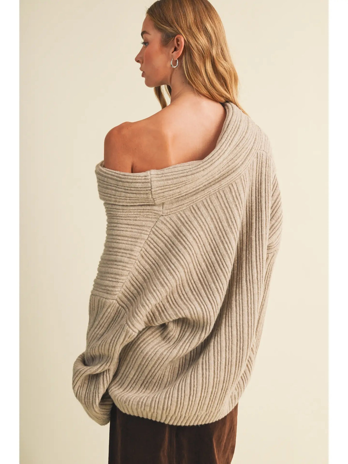 The Gathered Cowl Sweater
