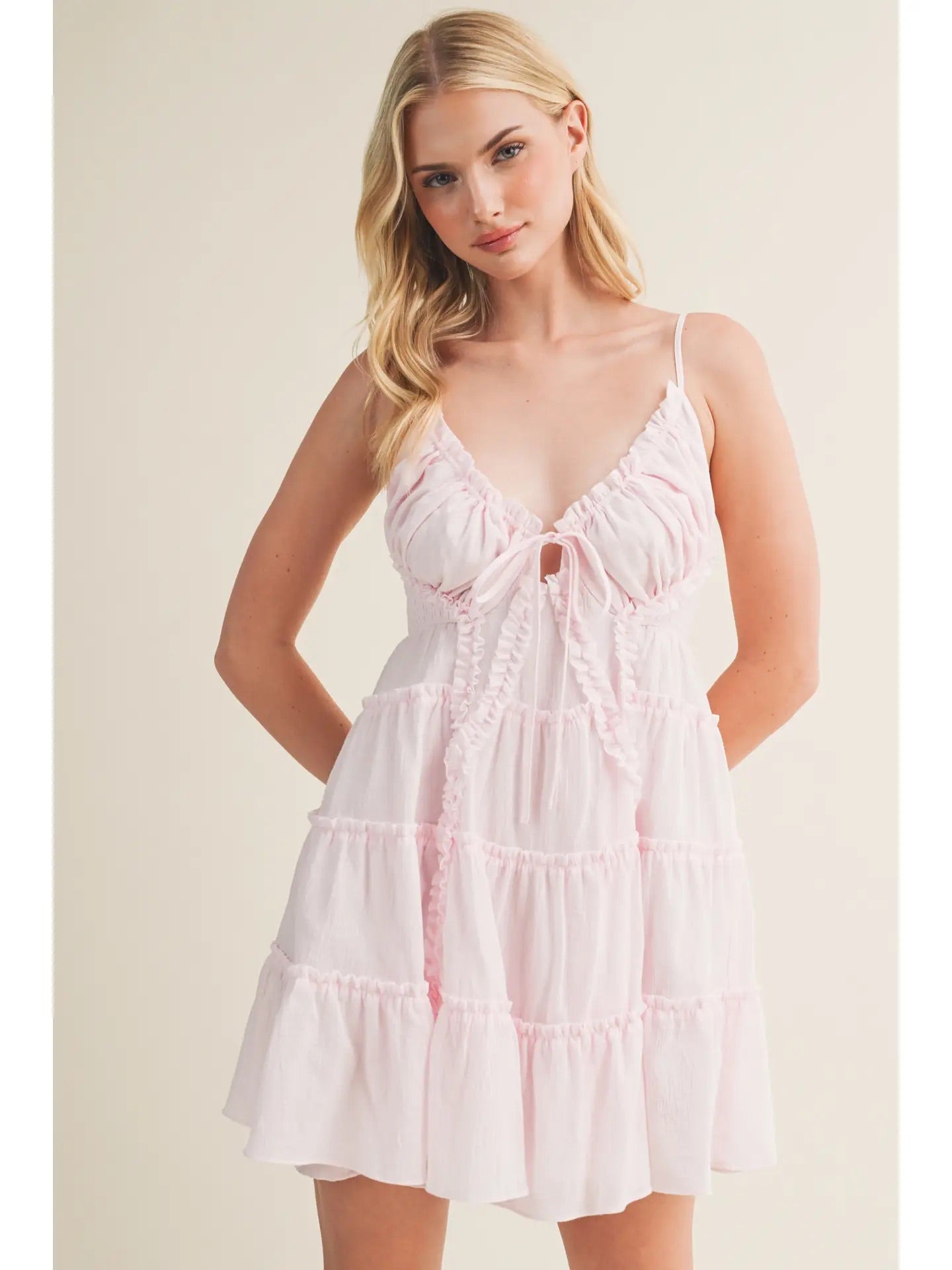 Sweet Peony Mini Dress
