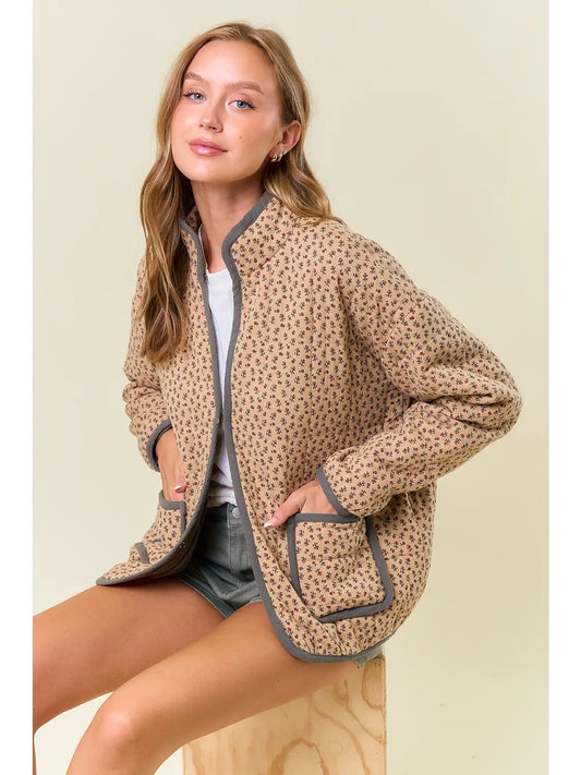 Sand Cotton Padded Coat