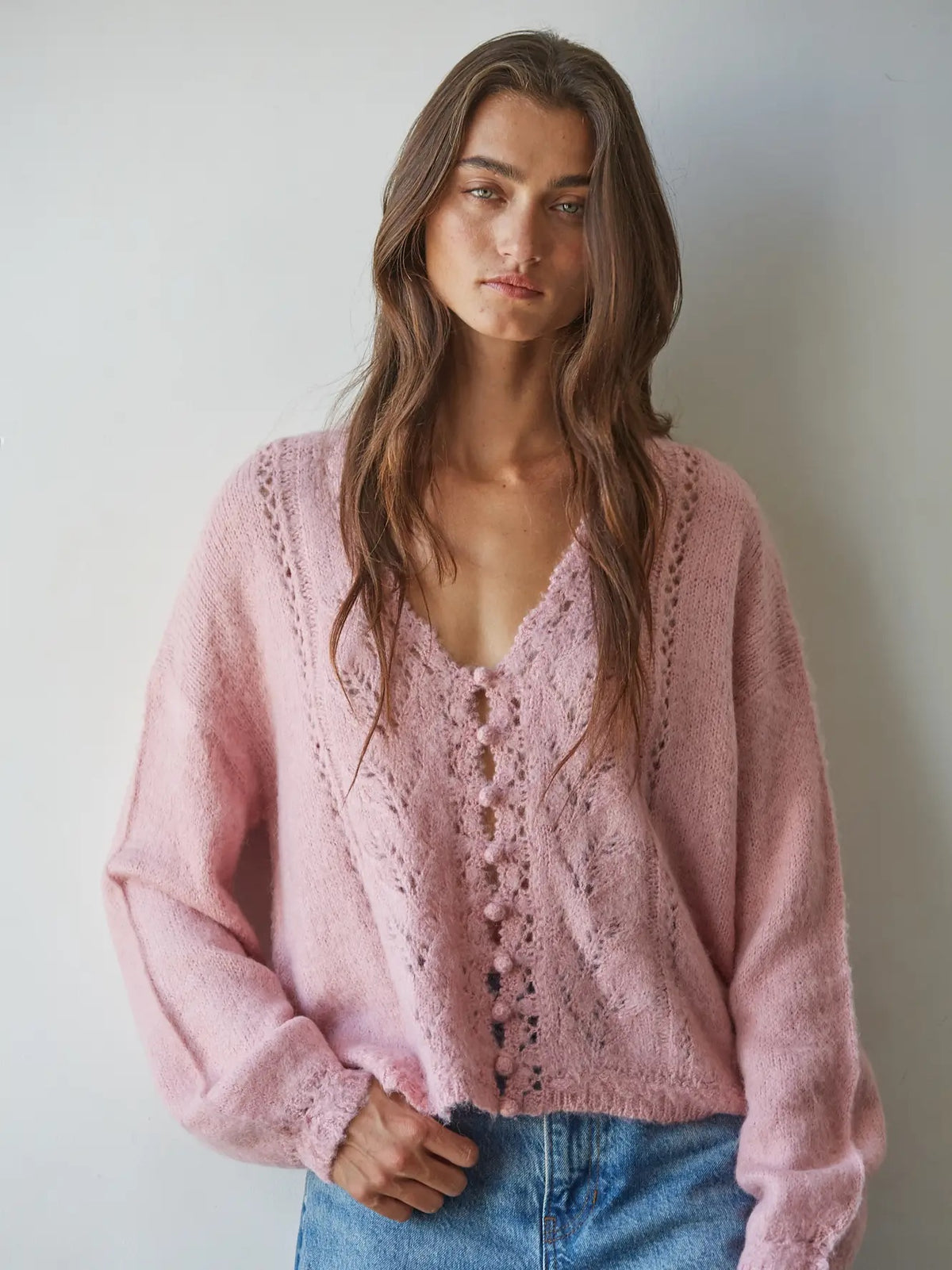 Mauve Season Cardigan