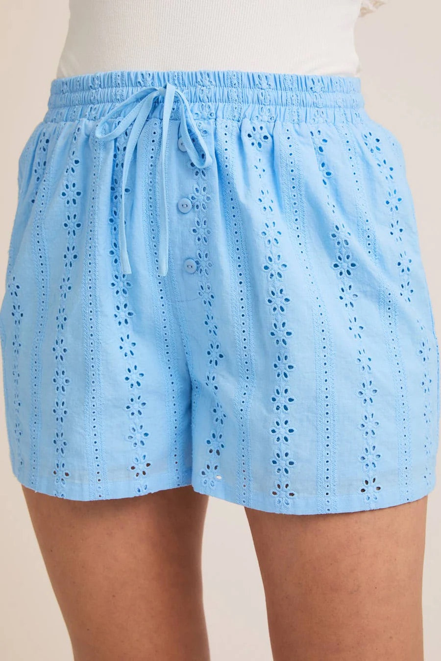 Lake Day Eyelet Shorts