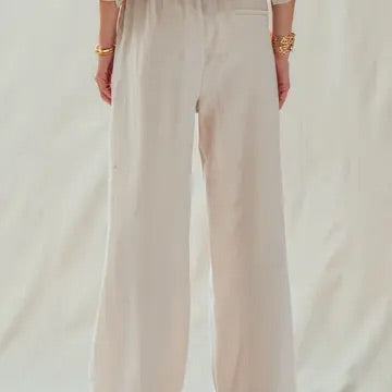 Oat & About Linen Pants