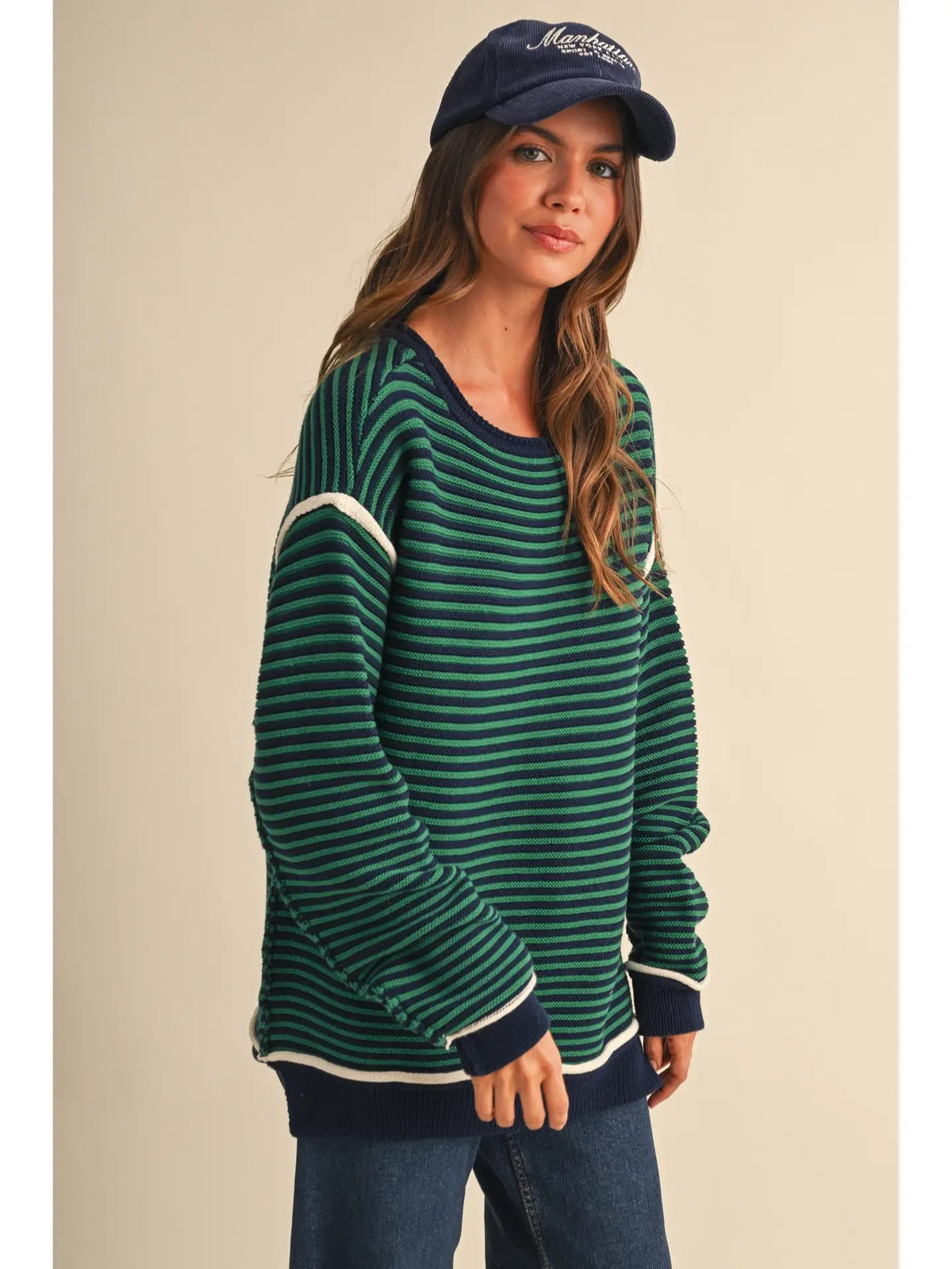 The Evergreen Stripe Sweater