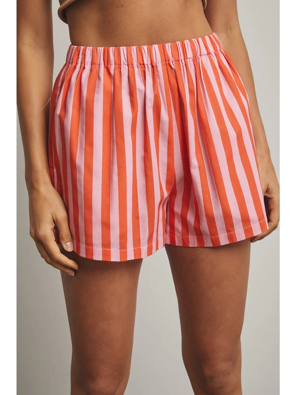 Coral Crush Striped Set