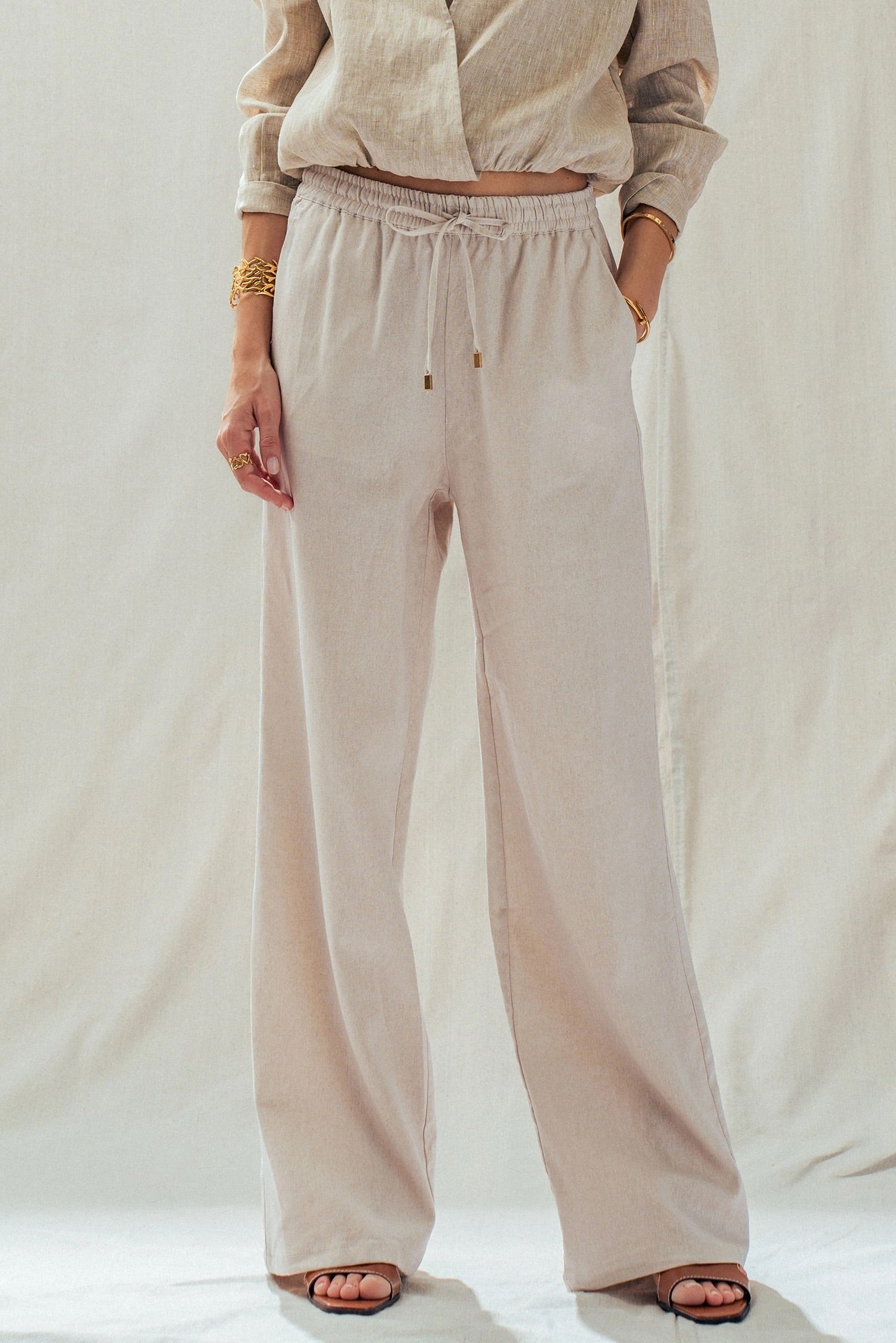 Oat & About Linen Pants