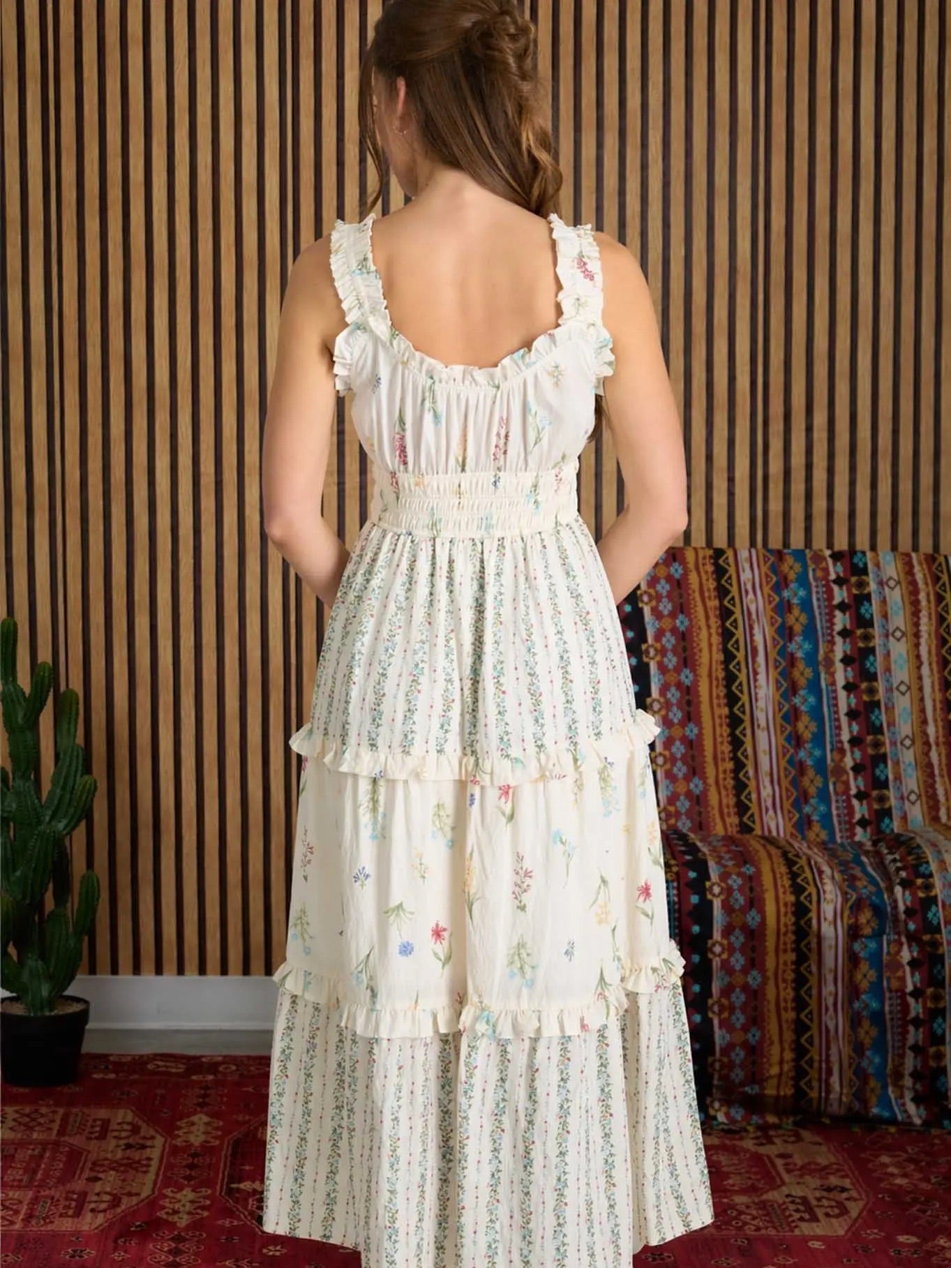 Garden Palette Midi Dress