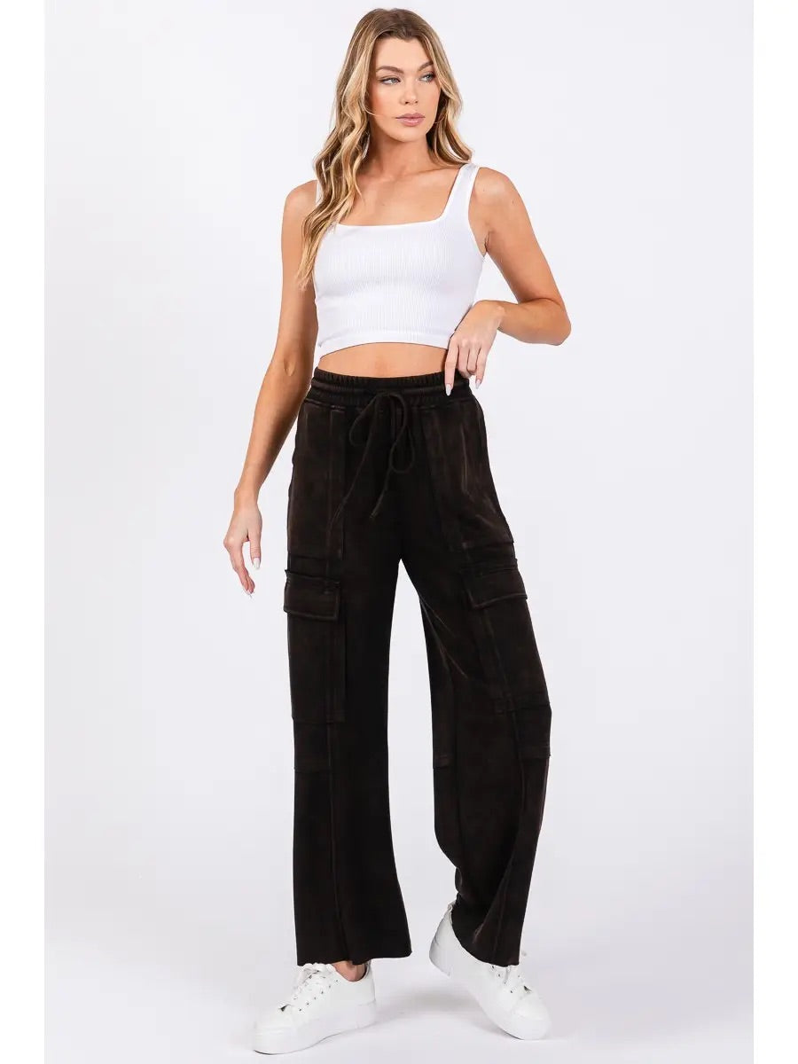 Precious Cargo Mineral Washed lounge Pants
