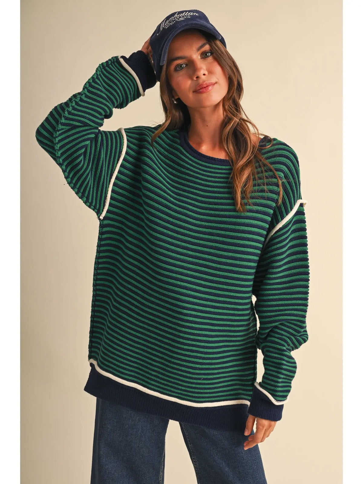 The Evergreen Stripe Sweater