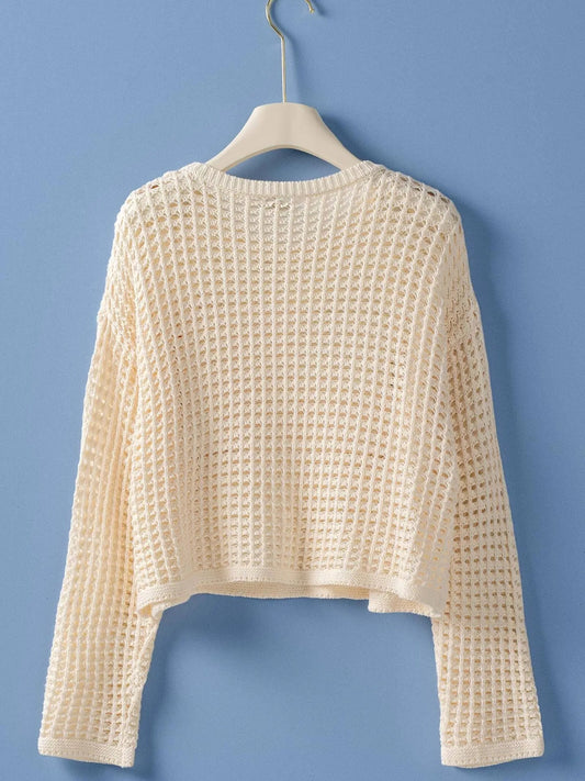 American Honey Crochet Sweater