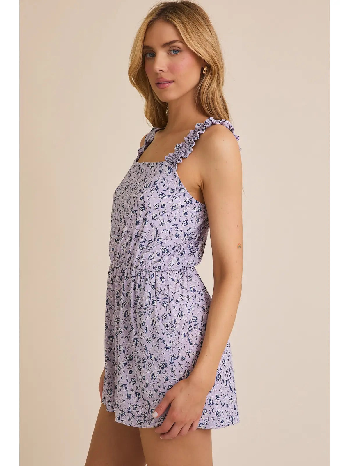 Lavender Fields Romper