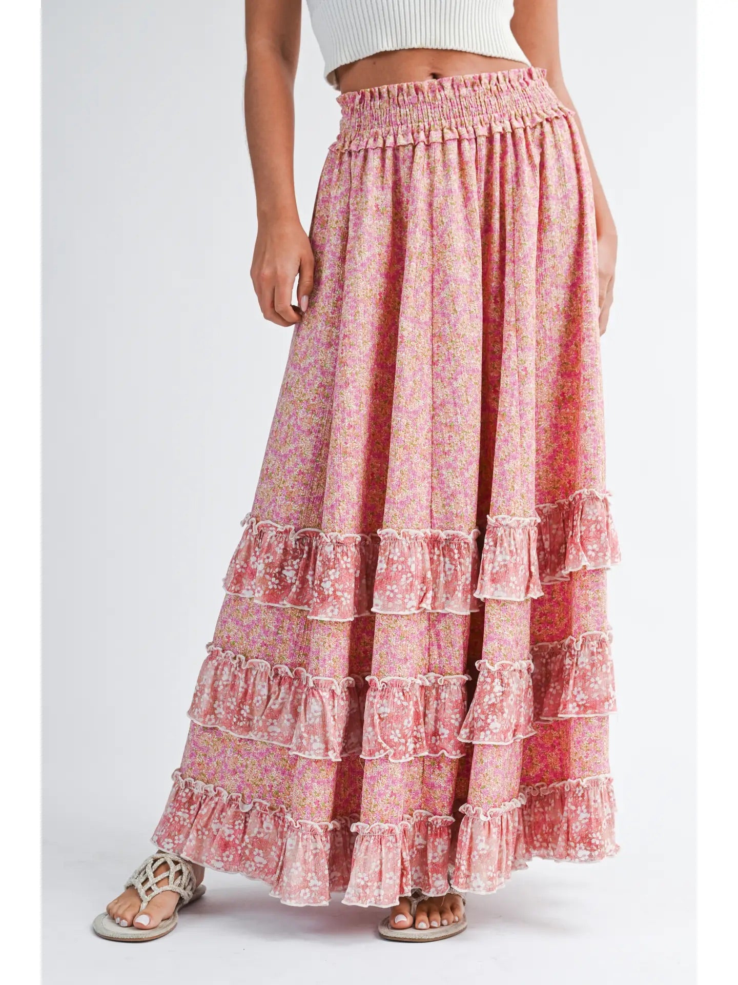 Wildflower Waltz Maxi Skirt