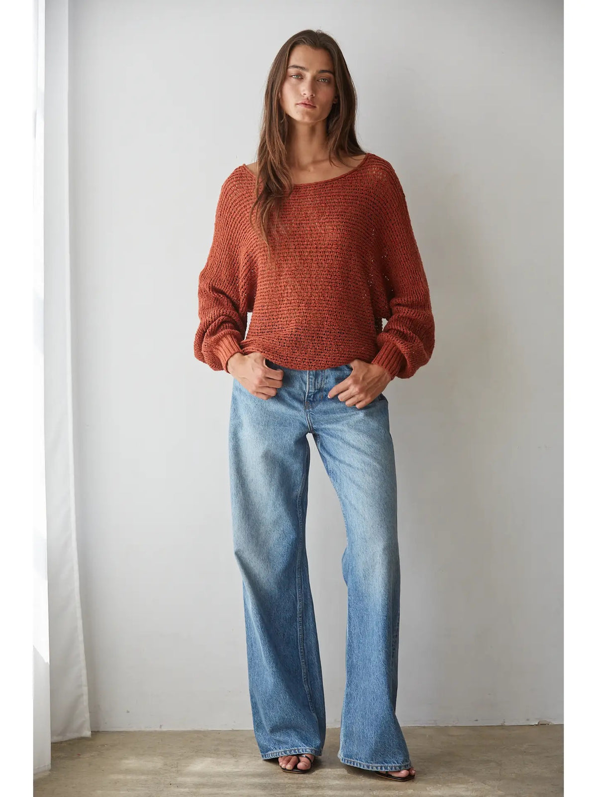 Ginger Spice Knit Top