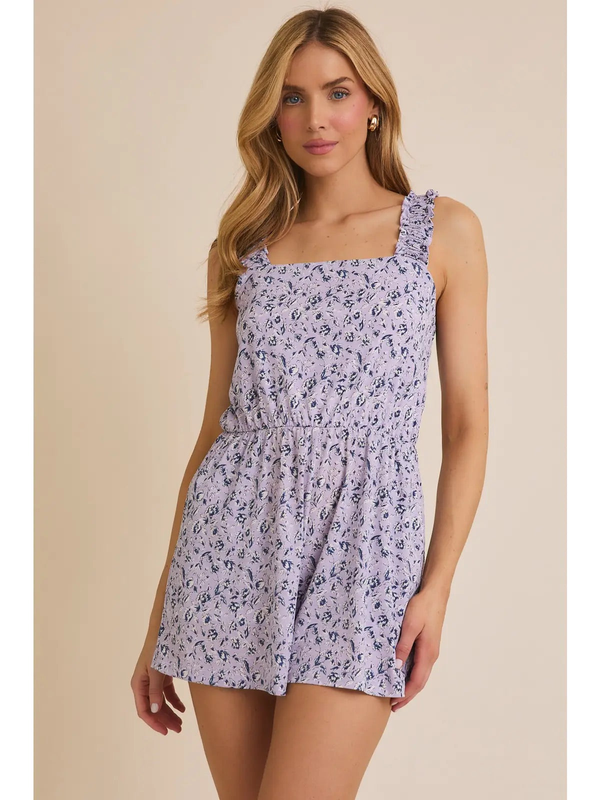 Lavender Fields Romper